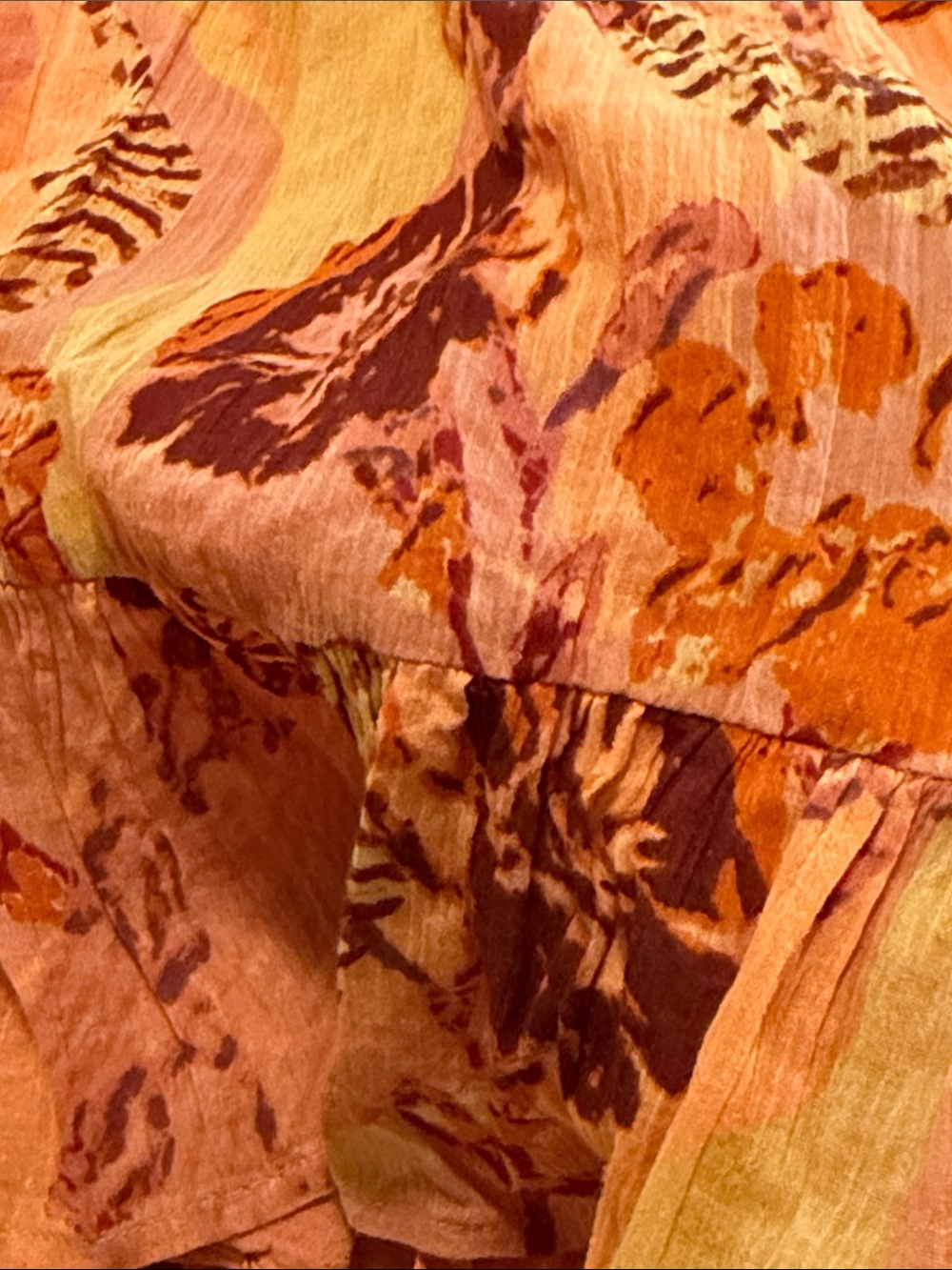 Free People Pumkpin Spice Summer Mini Dress L - Picture 14 of 14